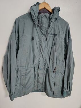 Marmot Women's Teal Hooded Jacket Winter Snow Size Large